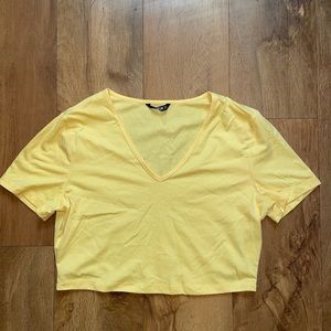 Yellow Crop Top